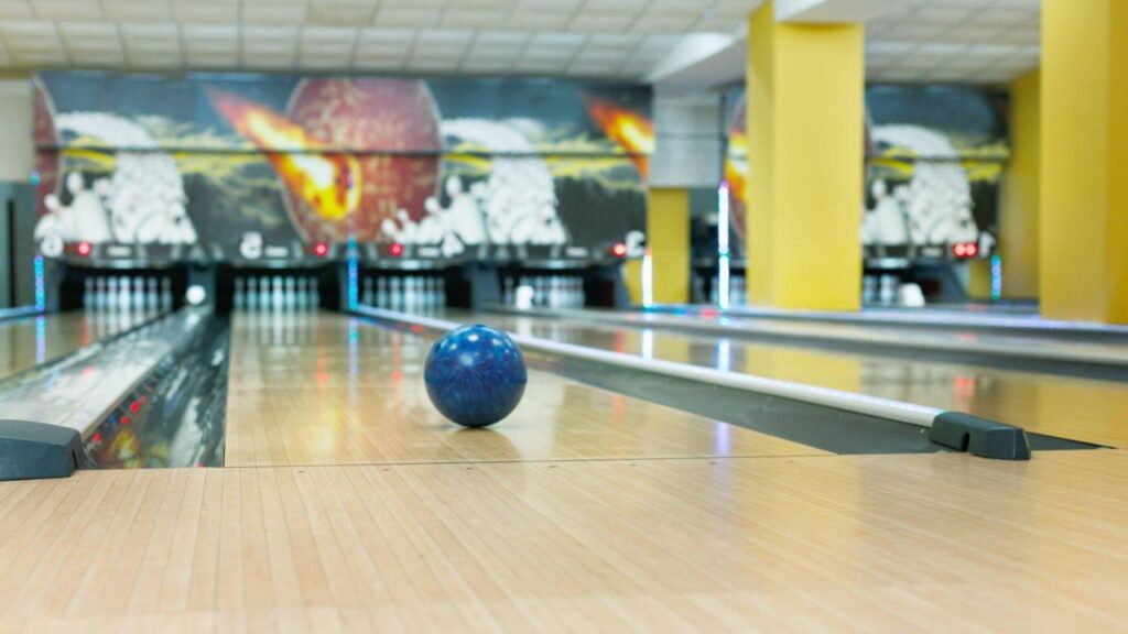 what is the mass of a bowling ball